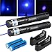 LOT 200Miles 405nm Blue Demonstration Projector Pen Used in Education Medicine Real Estate Camping Outdoor Entertainment LED Lighting Field Exploration and pet Toys (cat/Dog)