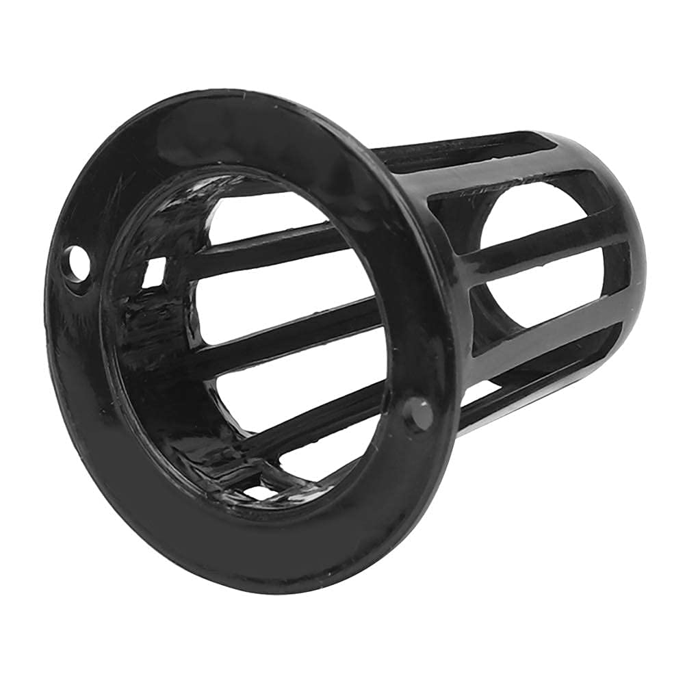 HERCHR 100Pcs Orchid Pots with Holes Hydroponic Net Pots Greenhouse Hydroponics Supplies (Black)