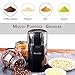 Coffee Grinder Electric,Barsetto150W Powerful Blade Coffee Bean & Spice Grinder with 12 Cups Large Grinding Capacity for Dry Spices, Nuts, Seeds, Beans, Stainless Steel Blades, Black ...