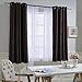 NICETOWN Blackout Window Drape and Curtain - (Toffee Brown Color) Window Treatment Panel for Home Theater, Noise Reducing Drape/Drapery, 52 inches Wide by 63 inches Long, 1 Piece