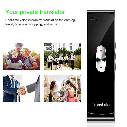 MOGOI Smart Language Translator Device, Pocket Voice/Text BT Translator Two-Way Real Time Support 40+ Languages, Handheld Interpreter for Learning Travelling Business Meeting - Thumbnail 4
