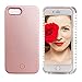 Sanluba Selfie Light Phone Case LED Illuminated Shell Cover Back Cover Photography Enhancing Facetime for iPhone 6s Plus/6 Plus