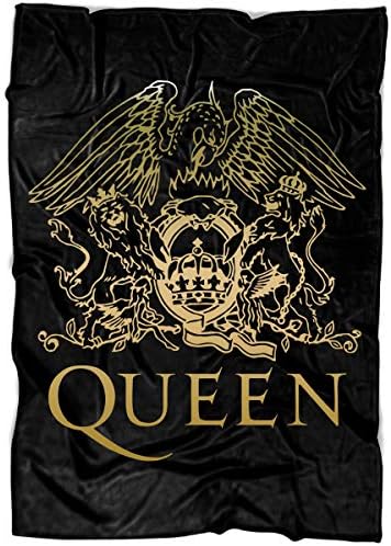 WISTANK Queen Band Soft Fleece Throw Blanket, Rock Band Fleece Luxury Blanket (Large Blanket (80"x60"))