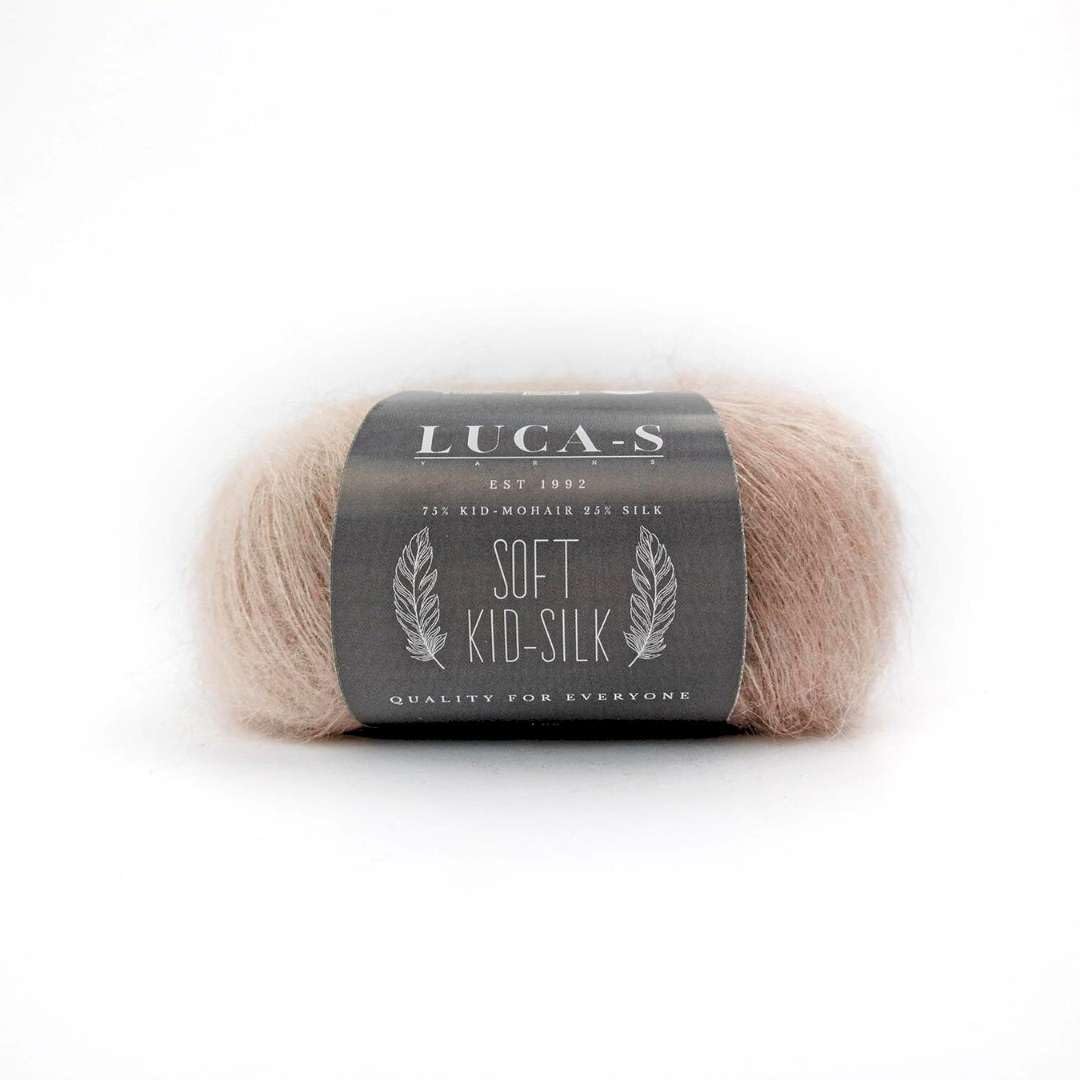 Soft Kid Mohair & Silk Yarn for Knitting & Crochet, 75% Mohair 25% Silk, 25g 210m, Lace-Weight Fluffy and Soft Wool for Knitting
