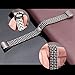 bayite For Fitbit Charge 2 Bands, Replacement Metal Bands for Fitbit Charge 2, Black Style E