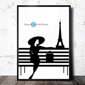 Framed for Living Room Bedroom Fashion Lady for