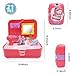 WenToyce Pretend Play Make up Kit Little Girls Dress-up Fake Cosmetic Set with Storage Backpack Box-No Mess Kids Beauty Salon