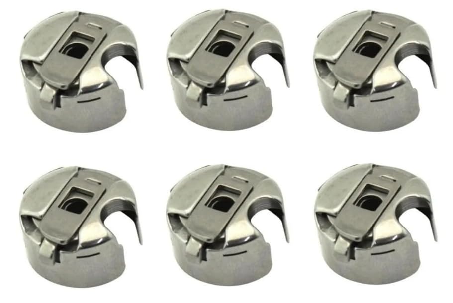 6 Pk. Juki Genuine Bobbin Case for