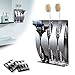 Toothbrush Holder Shelf Wall Mount,Ulifestar Bathroom Cabinet Organizer Accessories,3M Self Adhesive Toothpaste Shaving Razor Stand,Tooth Brush Holder Dispenser,Stainless Steel