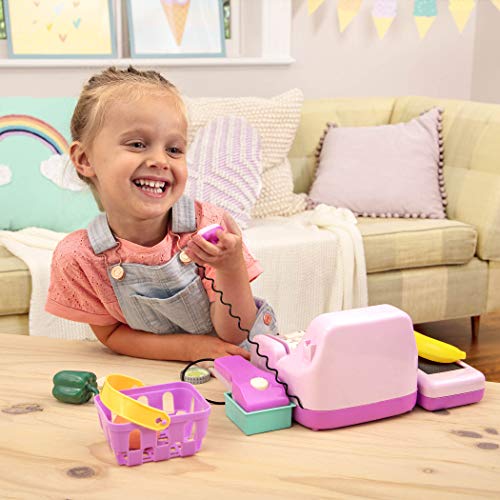 Play Circle by Battat Pink ChaChing Cash Register Set with Sounds