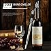 Wine Chiller Ice Red Wine Bottle Stainless Steel Cooler Chiller Stick Container Freezer 3 in 1 with Aerator and Pourer Wine Accessory (1)