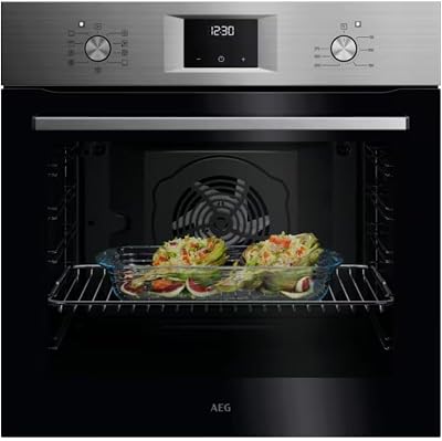 Horno Multifunción OU5AB20SM, 72 L, Limpieza Aqua Clean, 9 Programas, Función Grill, SurroundCook, Pantalla LED, Cocción Multinivel, Inox Antihuellas