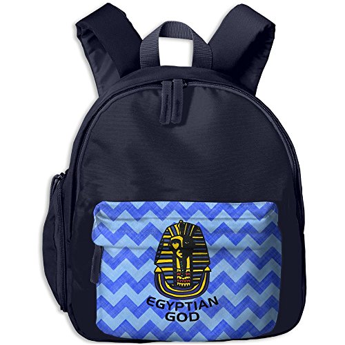 Egyptian God Printed Book Bag For Boys Girls With A Pocket
