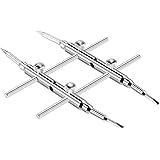 NEEWER Stainless Steel Lens Spanner Wrench, Professional Repairing Opening Tool with Curved Double Sided Point, Flat Tips Len