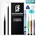 High Energy Li-ion Battery Model iPhone 6S Plus - With Repair Tool Kits & Instructions - High-Capacity 2750 mAh 0 Cycle Replacement Batter - 1 Year Warranty