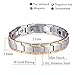 Hottime Stainless Steel Magnetic Therapy Bracelet Pain Relief for Arthritis and Carpal Tunnel