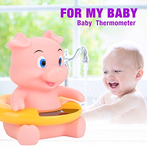 Water Temperature Floatable Baby Time Thermometer, Infant Bath
