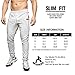 MAIKANONG Mens Slim Joggers Tapered Sweatpants Gym Workout Pants for Running Athletic Casual