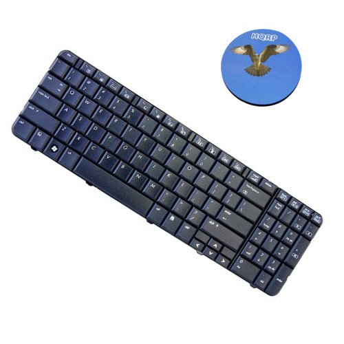 HQRP Laptop Keyboard compatible with HP G60-635DX / G60-637CL / G60-642NRG60-645NR / G60-647NR Notebook Replacement plus HQRP Coaster