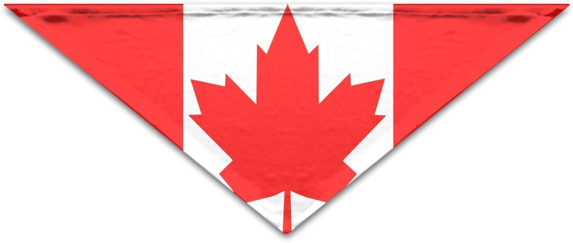 bagt dog bandana canada flag png triangle bibs scarf accessories for dogs cats pets animals amazon ca pet supplies bagt dog bandana canada flag png