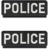 2 Pack Morale Fastener Hook &amp; Loop Embroidered Patch Emblem for Vest, Jacket, Carrier,Dog Harness-5 inch