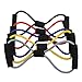 Odowalker Resistance Bands Figure 8 Exercise Band Resistance Fitness Equipment Tool for Back Shoulder Neck Stretching Yoga Bands Exercise Loop for Home Workout(Delivery Random Color)