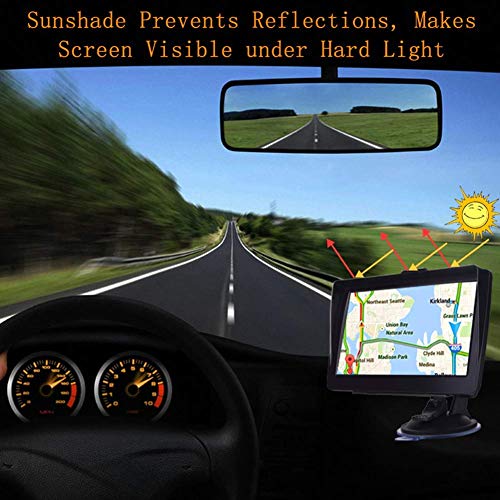 GPS Navigation for Car, Aonerex 7" Touch Screen 8GB Real Voice Spoken Turn-by-Turn Direction Reminding Navigation System for Cars, Vehicle GPS Satellite Navigator with Free Lifetime Map Update - Thumbnail 3