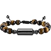 Hearbeingt Cremation Jewelry Urn Bracelet for Ashes Braided Rope Beads Cremation Bangle Chakra Healing Balancing Memorial Keepsake Ashes Bracelet for Women Men