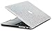 KEC MacBook Air 13 Inch Case Plastic Hard Shell Cover A1369 / A1466 (Silver Gliter)