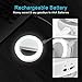 Selfie Ring Light for Camera 36 LED Light for iPhone iPad Tablet Laptop Camera Sumsung Galaxy Photography Phones, Rechargable Battery,White