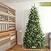 LIFEFAIR 9ft Prelit Christmas Tree Pine Tree with 850 Clear Lights and Realistic 2206 Thicken Tips, Hinged UL Certified