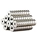 Hmlkeci Magnets 15mm D Disc Countersunk Permanent Magnet Fastener 15mmX3mm,Magnets With Holes,Countersunk Hole 5mm,38N (20pcs)