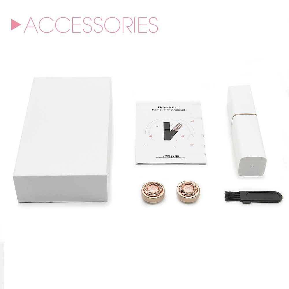 Facial Hair Removal for Women,Sunvito Women\'s Lipstick Razor Electric Shaver Painless Remove Hairs on the Face, Legs, Hands, Bikini Parts And Private Parts