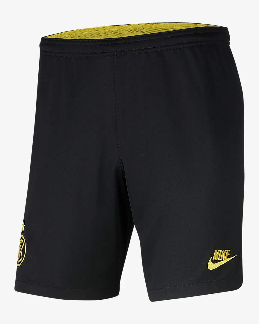 Inter Unknown M Nk BRT Stad Short 3r Men's Shorts, Mens, Shorts, CI6458, Black/Tour Yellow, XS