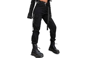 ZODLLS Women's Camo Pants Cargo Trousers Cool Camouflage Pants Elastic Waist Casual Multi Jogger Pants with Pocket