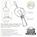 Pro Chef Kitchen Tools Hanger Clips - Laundry Clothes Pins - Metal Hanging Drying Rack Clotheslines Wire Clip Set of 24 - Bag Chip Clips - Travel Post Card Photo Picture Hangers - Binder Paper Clamps