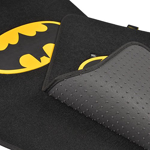 Bdk Wbmt 1301 Batman Carpet Car Floor Mats Black Yellow Logo 4