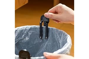 10 Pack Easy Grip Plastic Garbage Bag Clips No Electricity Trash Can Holder Sturdy Trash Bin Clips for Kitchen Bathroom Home 