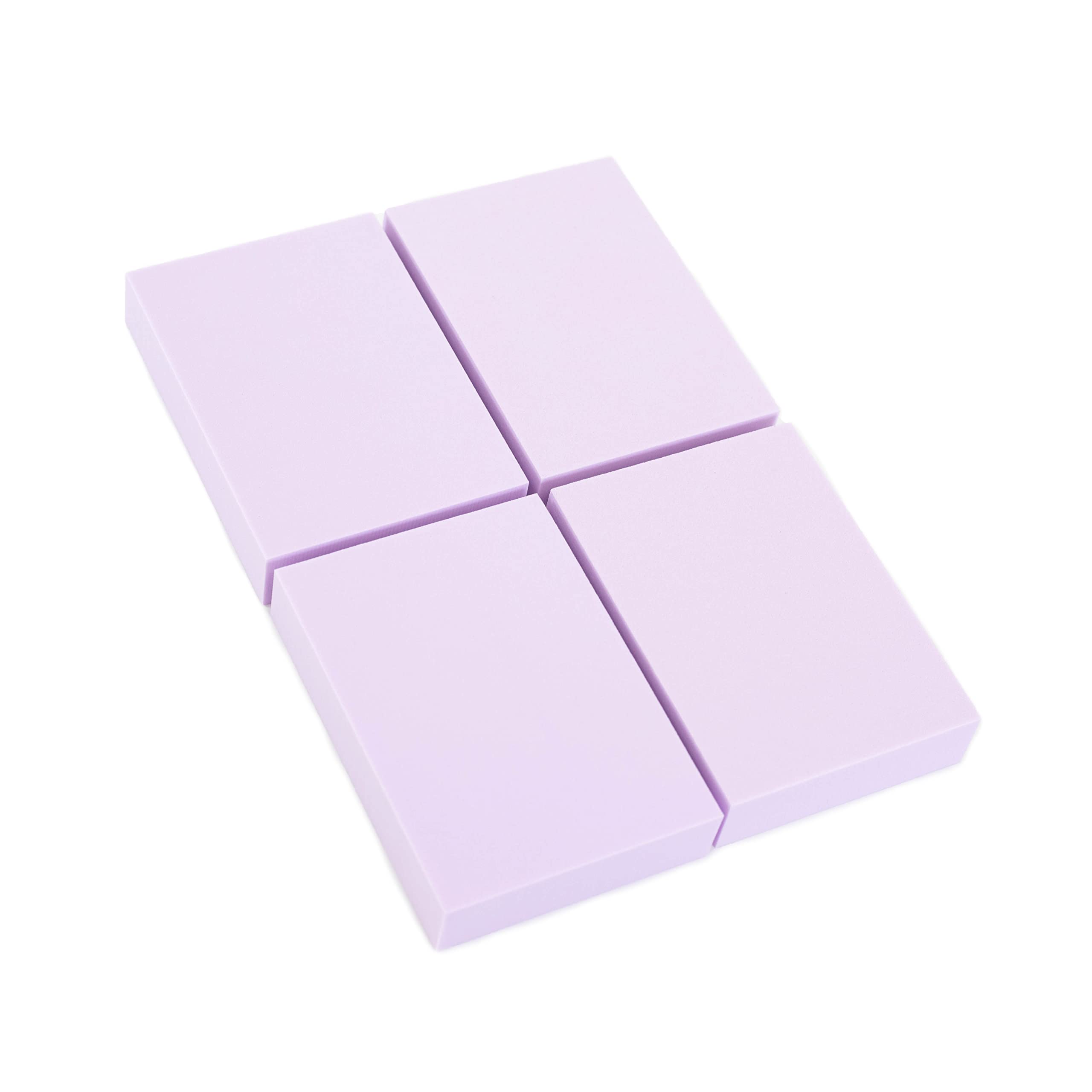 Crafter's Companion Heat and Mould Stamping Foam - Pack of 4 - Each Piece is Remountable and Reuseable, Purple