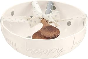 Mud Pie Happy Serving Bowl Set