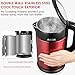 Electric Kettle The Original Stainless Steel Double Wall Water Kettle, Electric Cordless Kettle with Auto Shut-Off and Boil Dry Protection, 1.7L BPA Free by Aicok