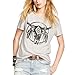Weigou Summr Women T-Shirt Short Sleeve Loose T Shirt Lady Tops Graphic Printed T Shirt Cute Tops Juniors Tees