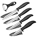 InnoLife Ceramic Kitchen Knife Set With Sheath - 6