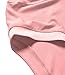Latuza Women's V-Neck Sleepwear Short Sleeve Pajama Set L Pink