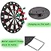 Kyerivs Safety Dart Board Set with Soft Tip Darts for Kid Board Games and Leisure Sport for Office 16.5 Inch