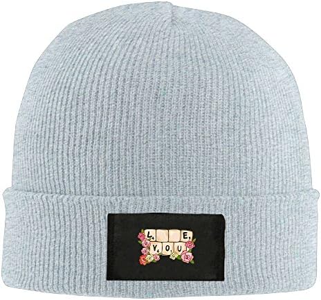 GHWERTG Warm Knit Caps Feel Love In Stone Fashion Unisex Beanie Hats
