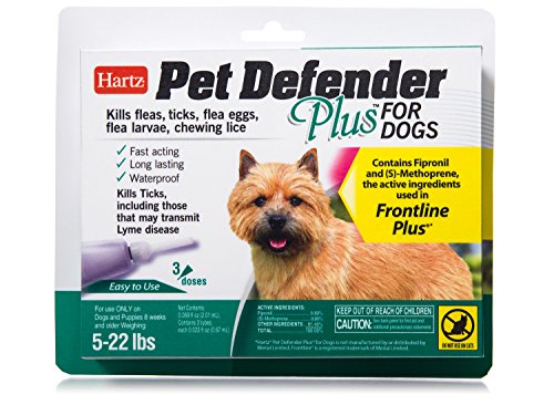 Hartz pet defender plus flea & tick drops for dogs …