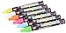 FlashingBoards Marker Pen Multicolor Set for LED Menu Boards, 6_Six Color
