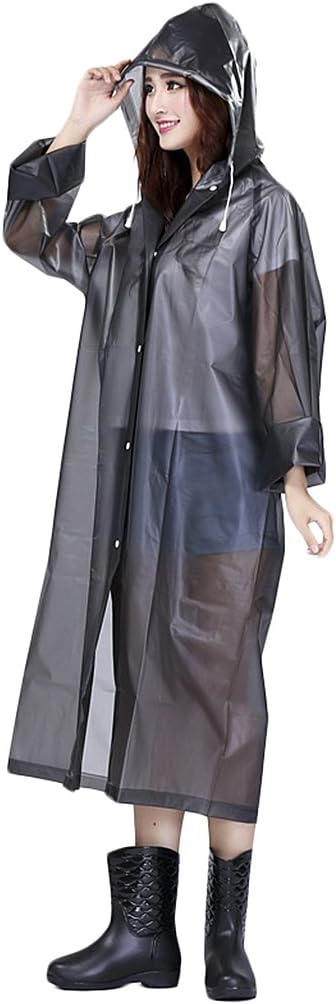 Amazon Co Jp レインコート レディース 自転車 バイク レインウェア かわいい 半透明無地 雨の日もおしゃれ 雨具 レイングッズ 通勤通学 登山 アウトドア レインポンチョ ホーム キッチン