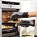 Auzilar Silicone Cooking Gloves, Grilling Gloves, Heat Resistant Gloves BBQ Kitchen Silicone Oven Mitts, Long Waterproof Non-Slip Potholder for Barbecue, Cooking, Baking